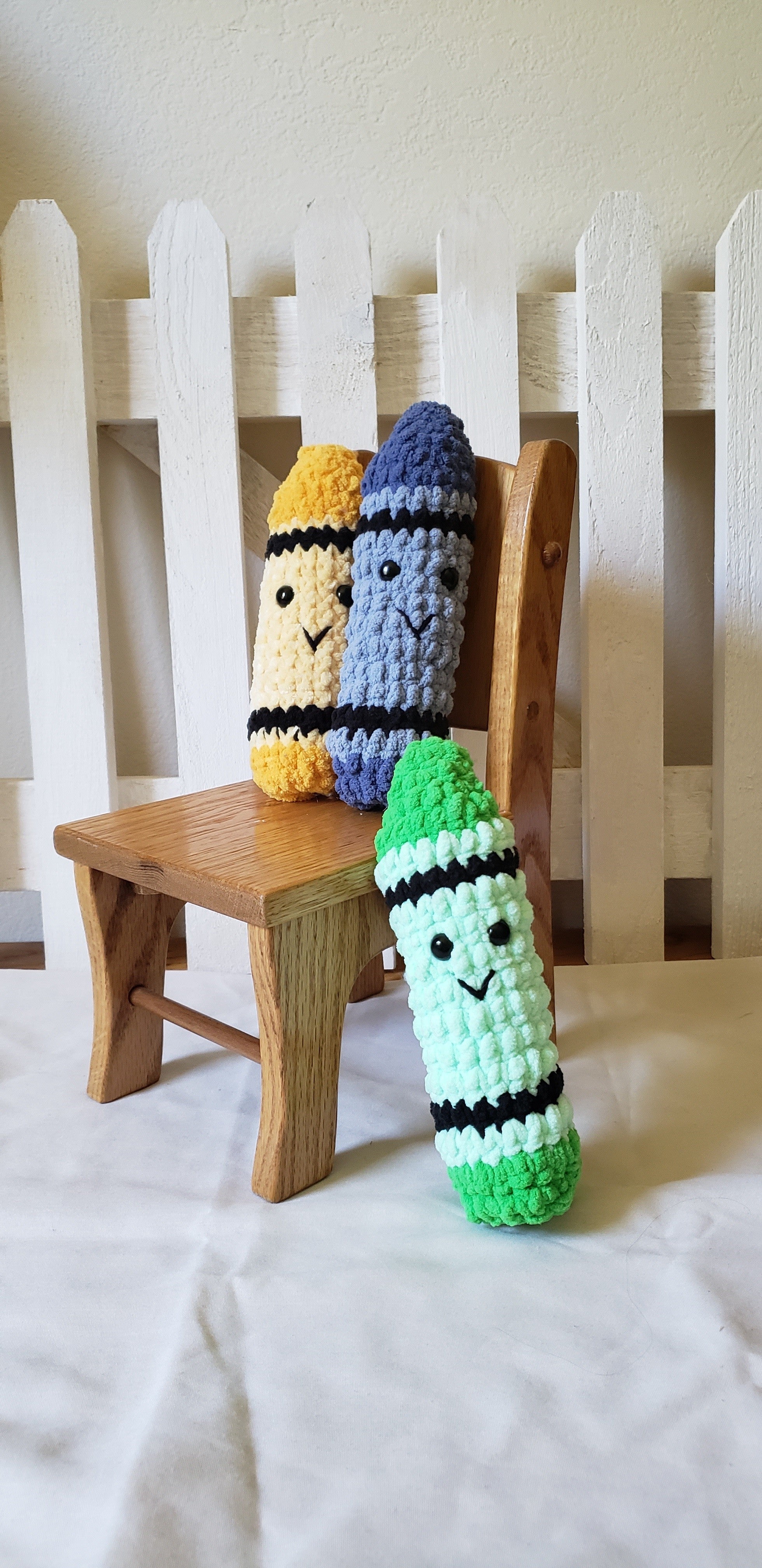 Crocheted Plush Crayon