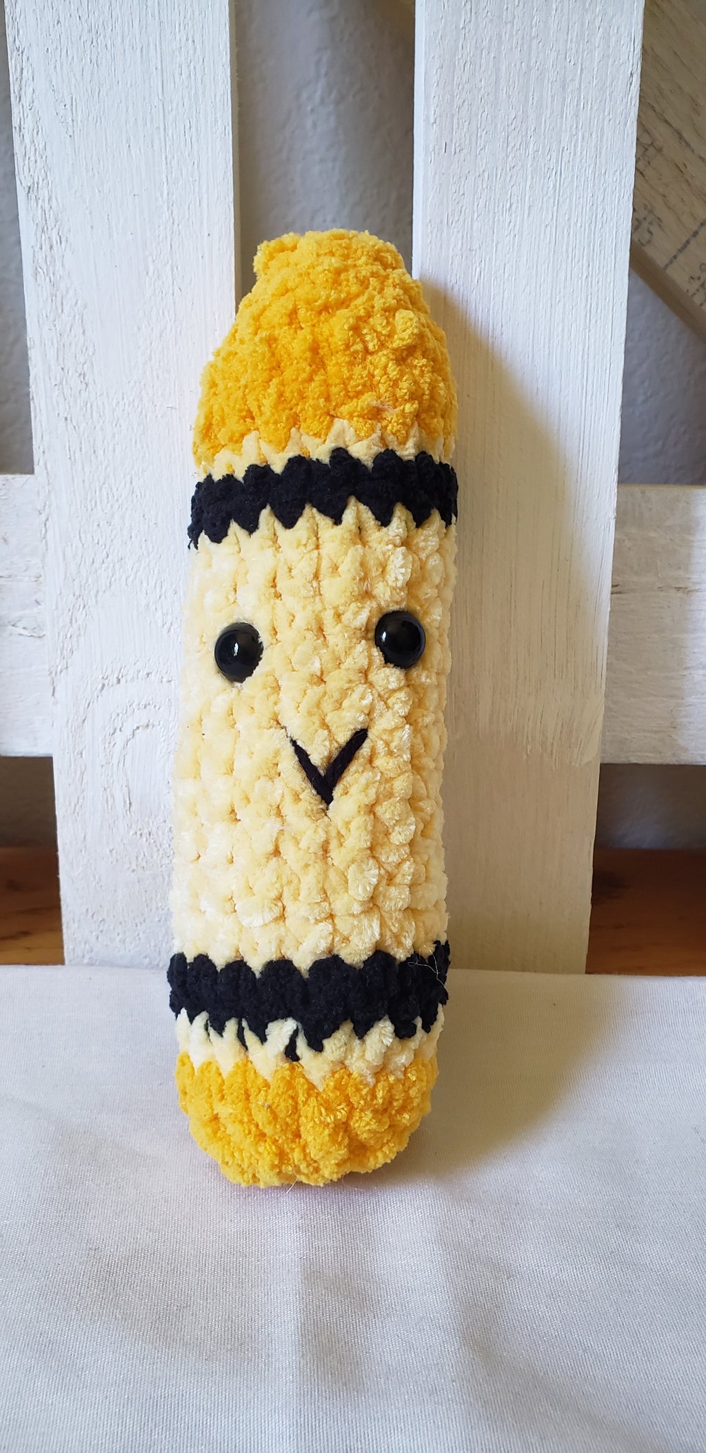 Crocheted Plush Crayon